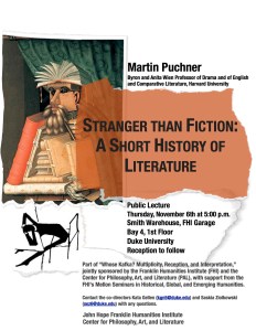 puchner, stranger than fiction