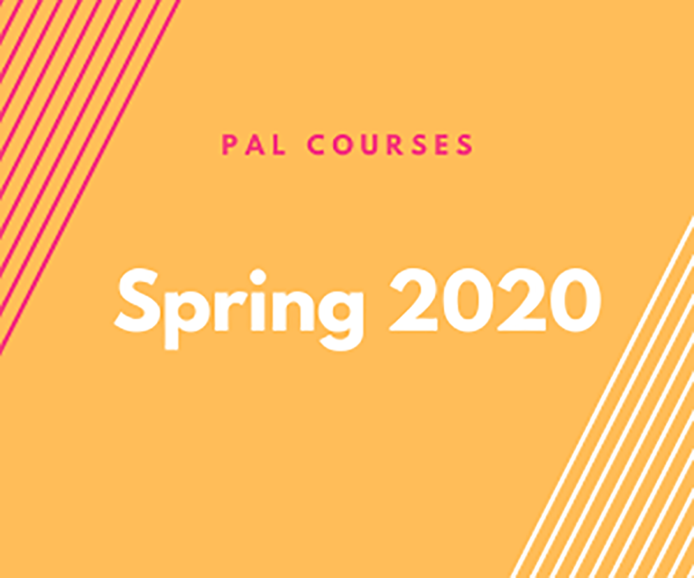 Cover slide for PAL Courses Spring 2020